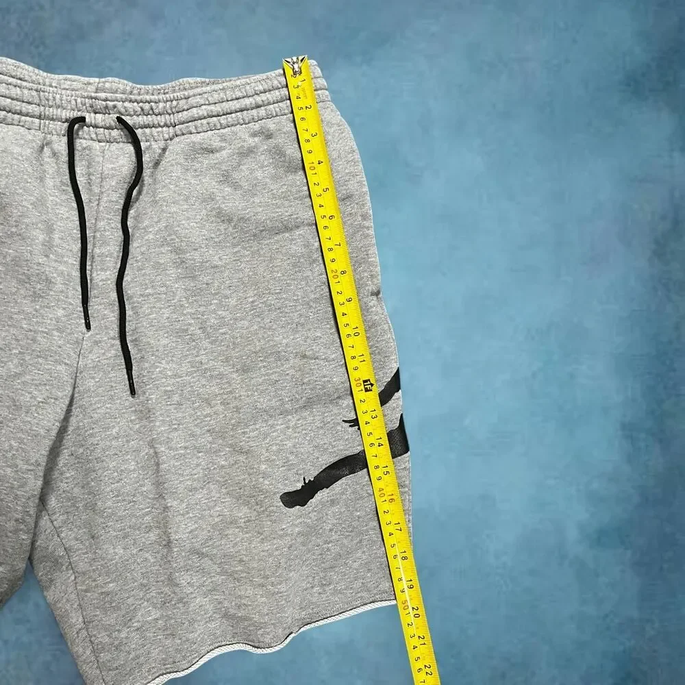Men’s gray Jordan sweatshorts basketball shorts gym workout summer casual